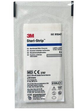 Lot 25 3M Steri-Strip Reinforced Skin Closures R1547 Exp. 12/10/31